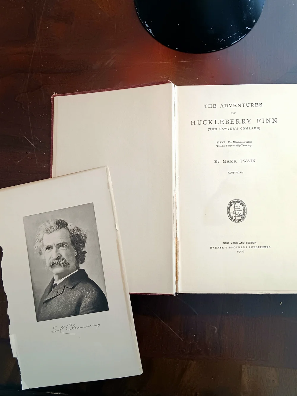 1906 HARPER’S LIBRARY EDITION ADVENTURES OF HUCKLEBERRY FINN MARK TWAIN